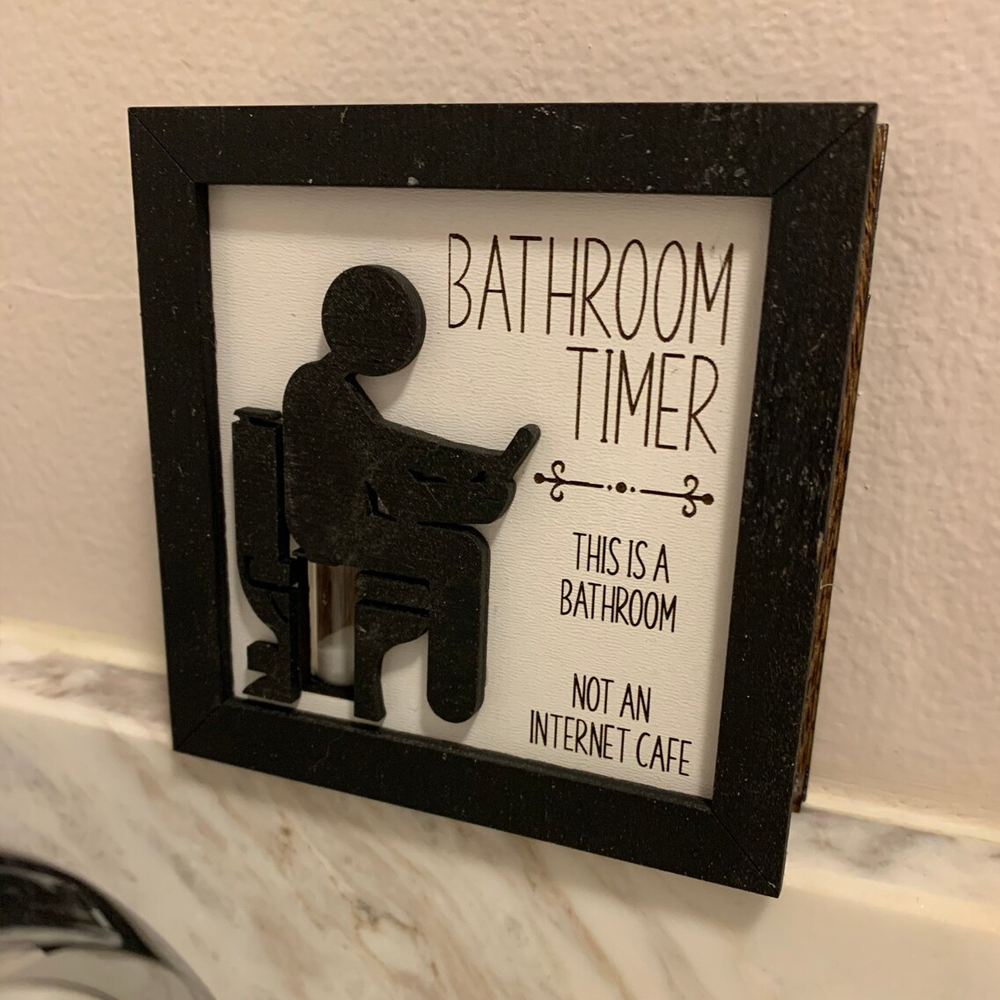 Bathroom Timer Funny Gag Gift