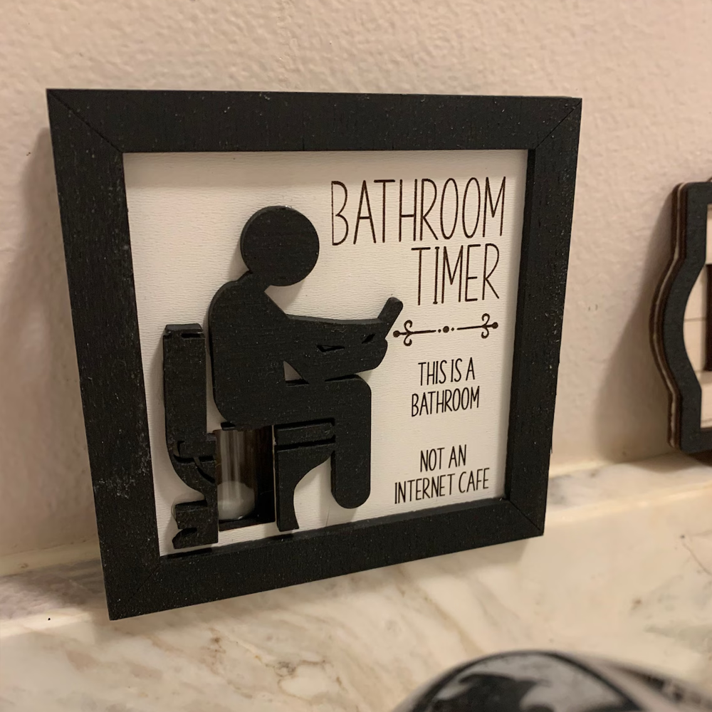 Bathroom Timer Funny Gag Gift