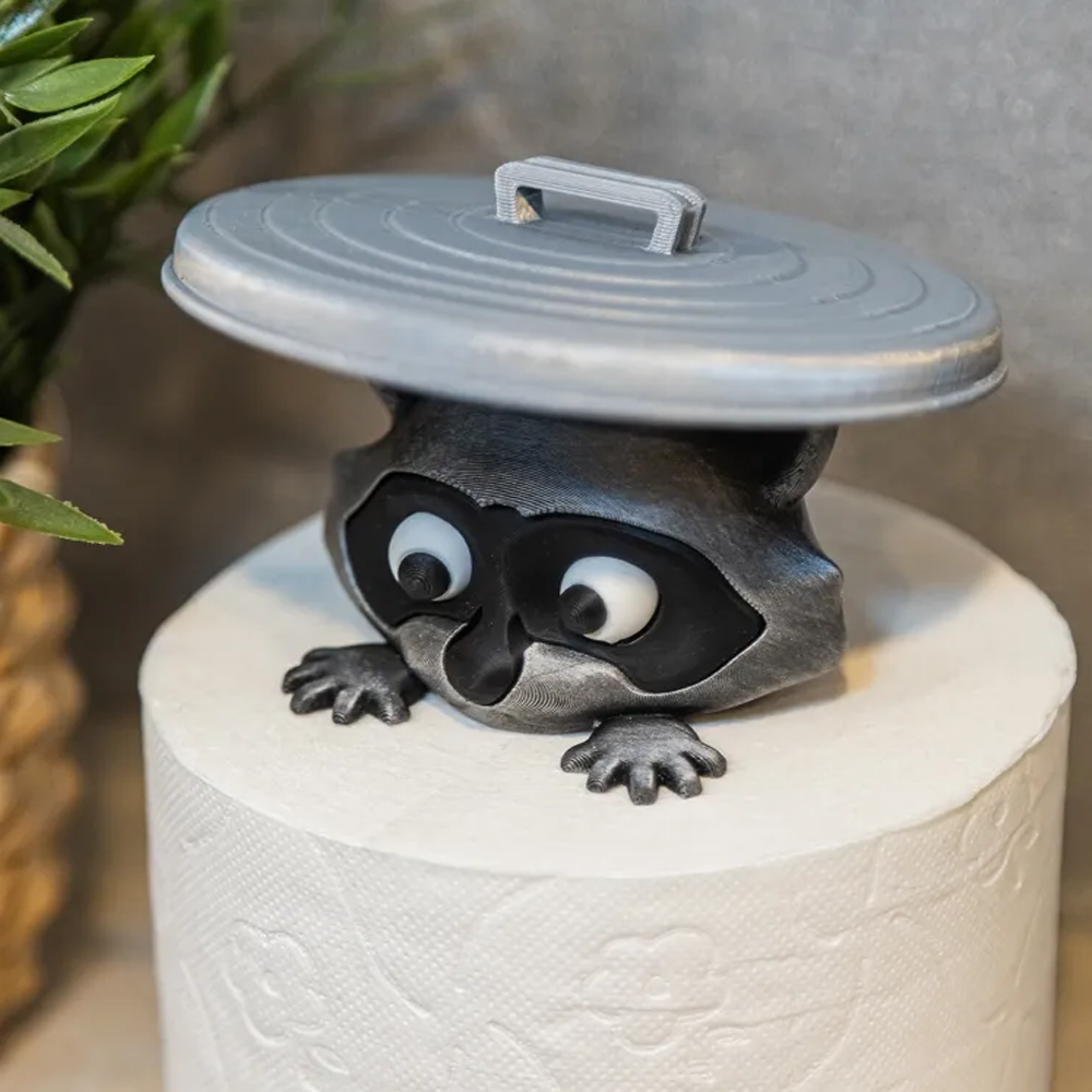 Toilet Paper Bandits! Spare toilet paper holder