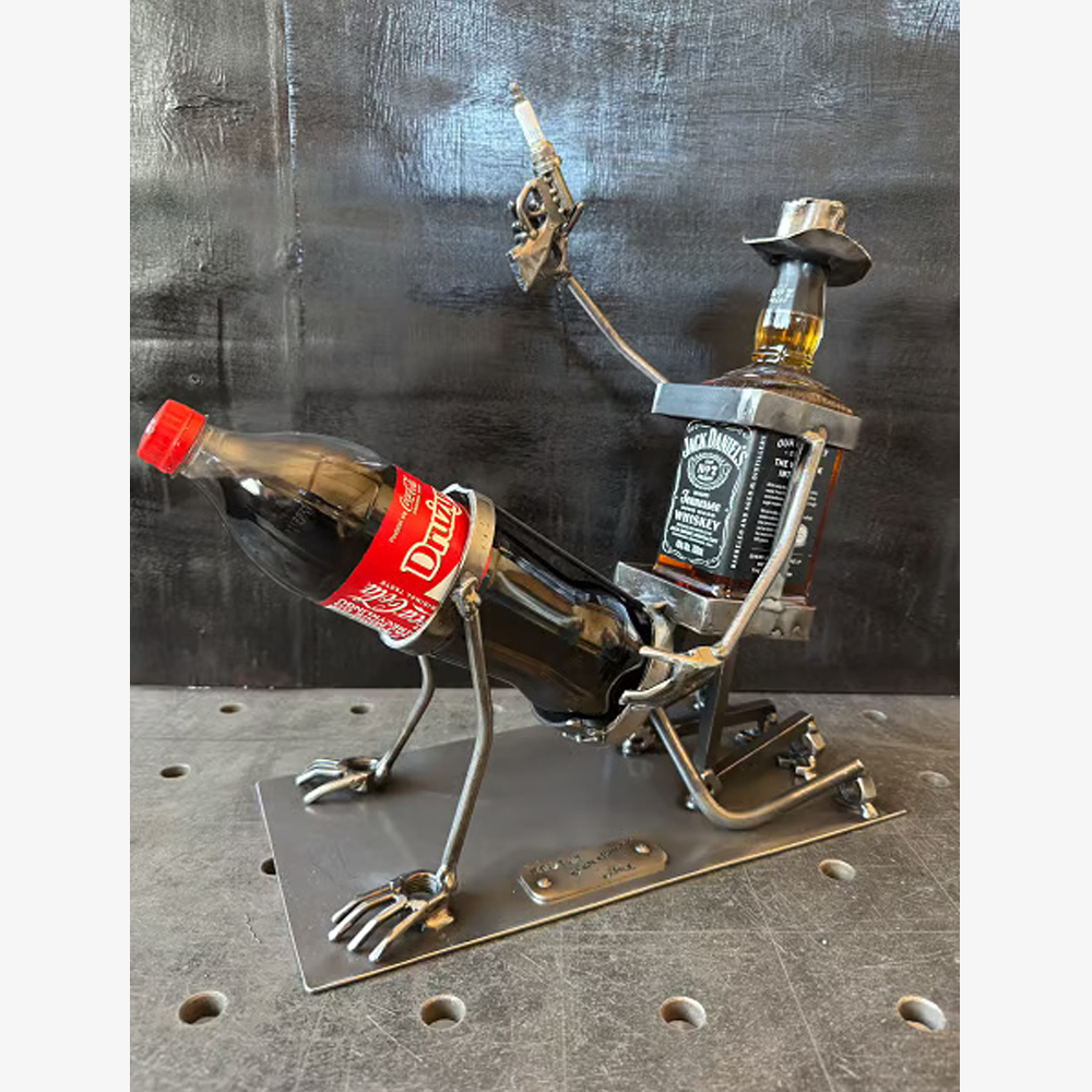 Unique Metal Wine Holder