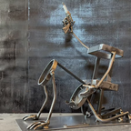 Unique Metal Wine Holder