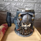 Viking Pirate Bull Helm Warrior Mug, 18oz