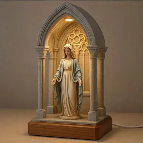 Virgin Mary LED Devotional Table Lamp