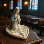 Virgin Mary Resin Rosary Holder