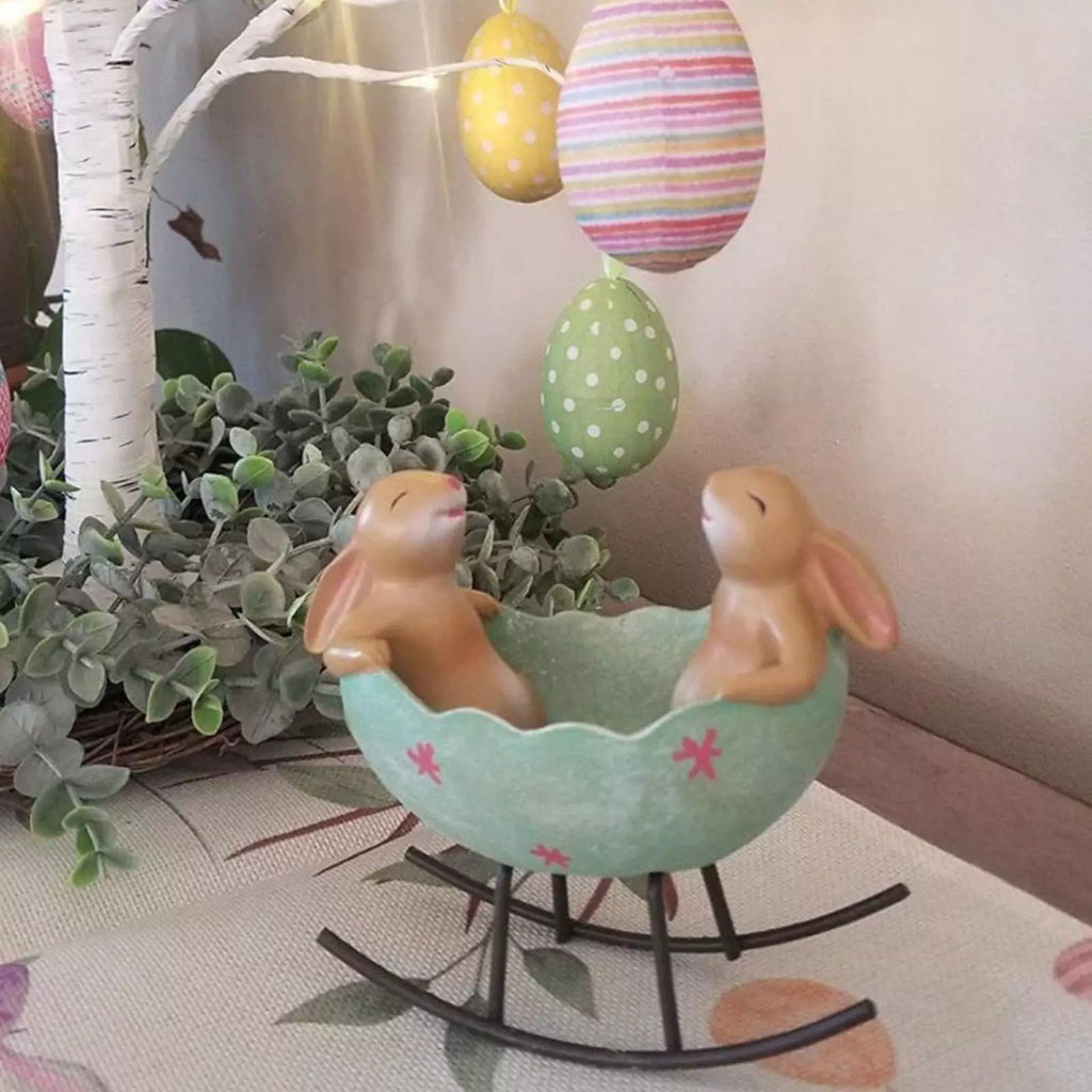 Whimsical Cozy Bunny Ornament for easter