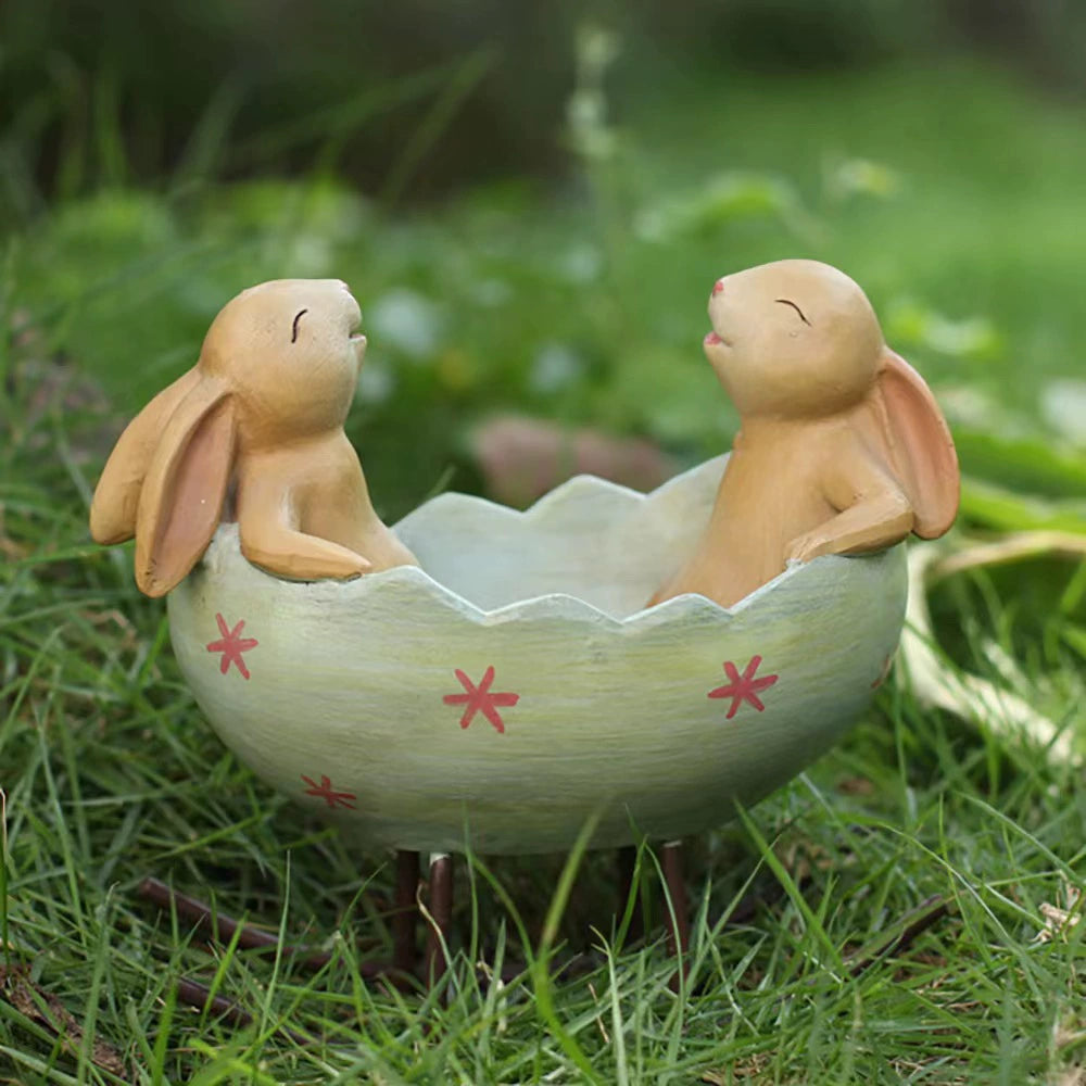 Whimsical Cozy Bunny Ornament for easter