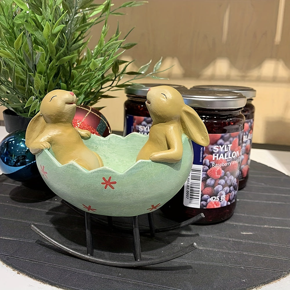 Whimsical Cozy Bunny Ornament for easter