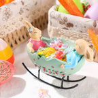 Whimsical Cozy Bunny Ornament for easter