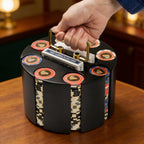200 Piece Poker Chip Carousel