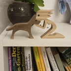 Wooden puppies nordic decoration