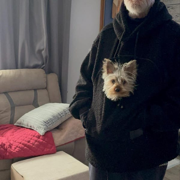 Soft Dog & Cat Pullover with Funny Pocket