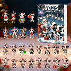 Farm & Cow Christmas Ornament Advent Calendar