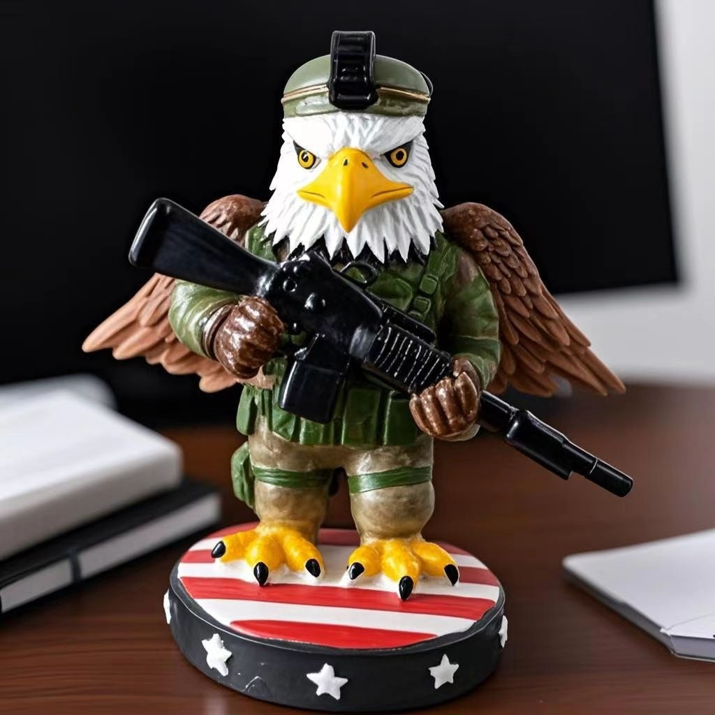 Armed Eagle Figure. Verteran Gift