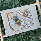 Bee Embroidery kit set