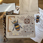 Bee Embroidery kit set