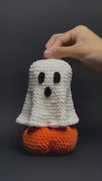 A Funny Crochet Ghost Giant